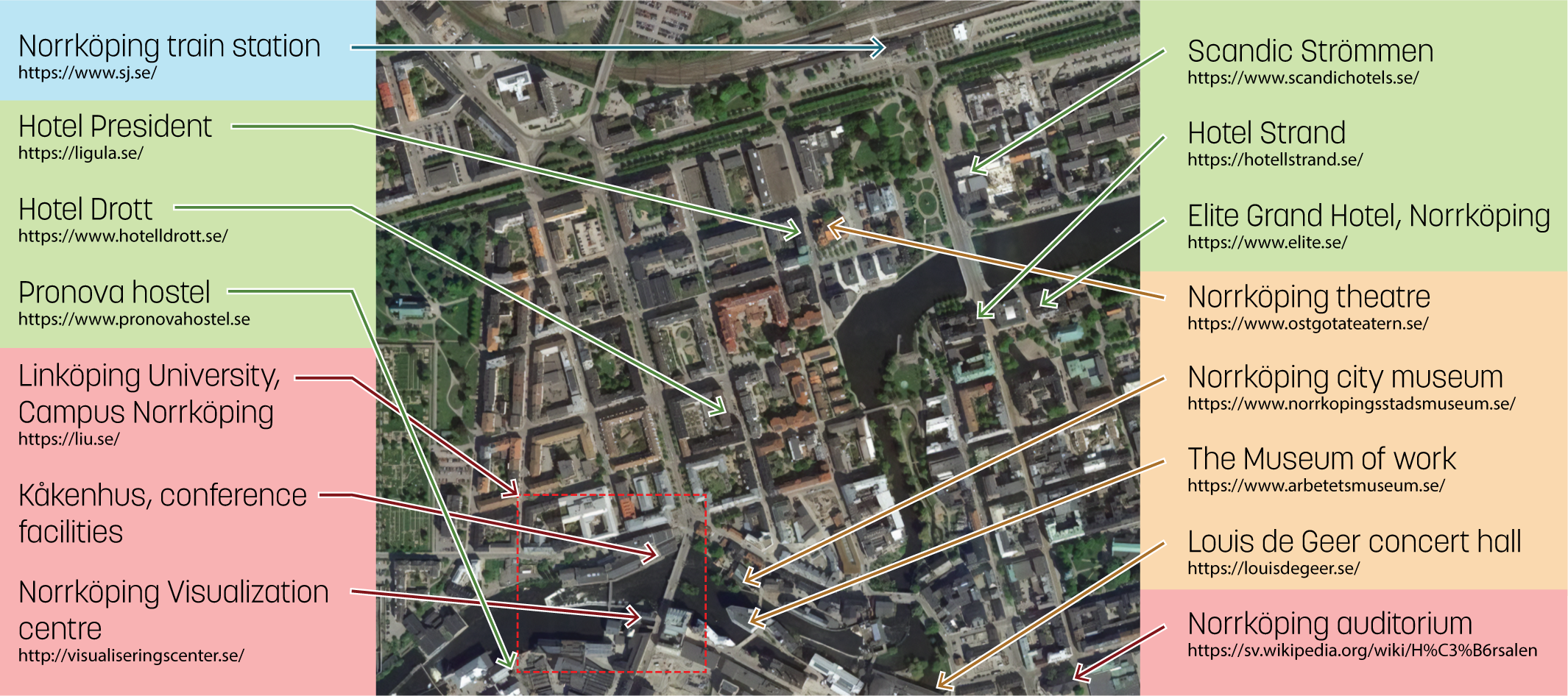 Map of Norrköping